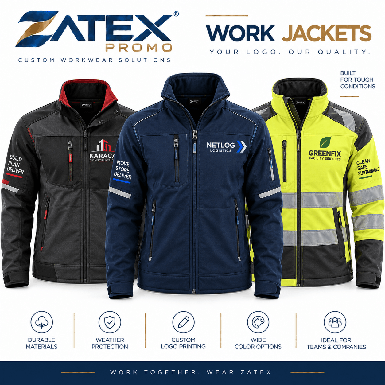Custom work jackets manufacturer - ZATEX PROMO