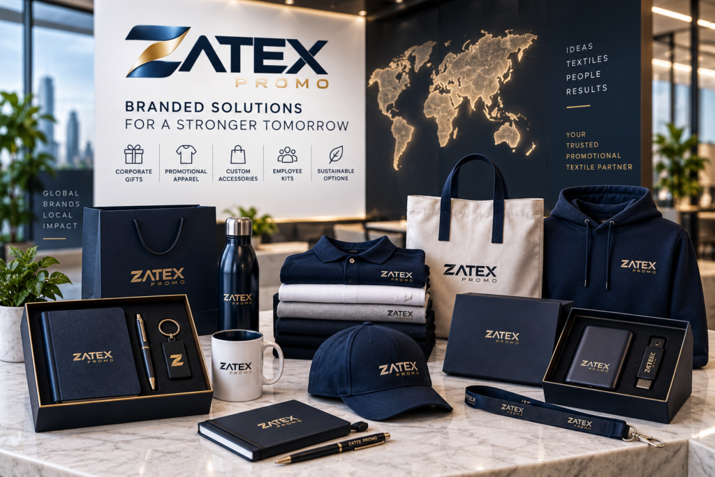 Custom corporate merchandise and branded promotional textiles - ZATEX PROMO