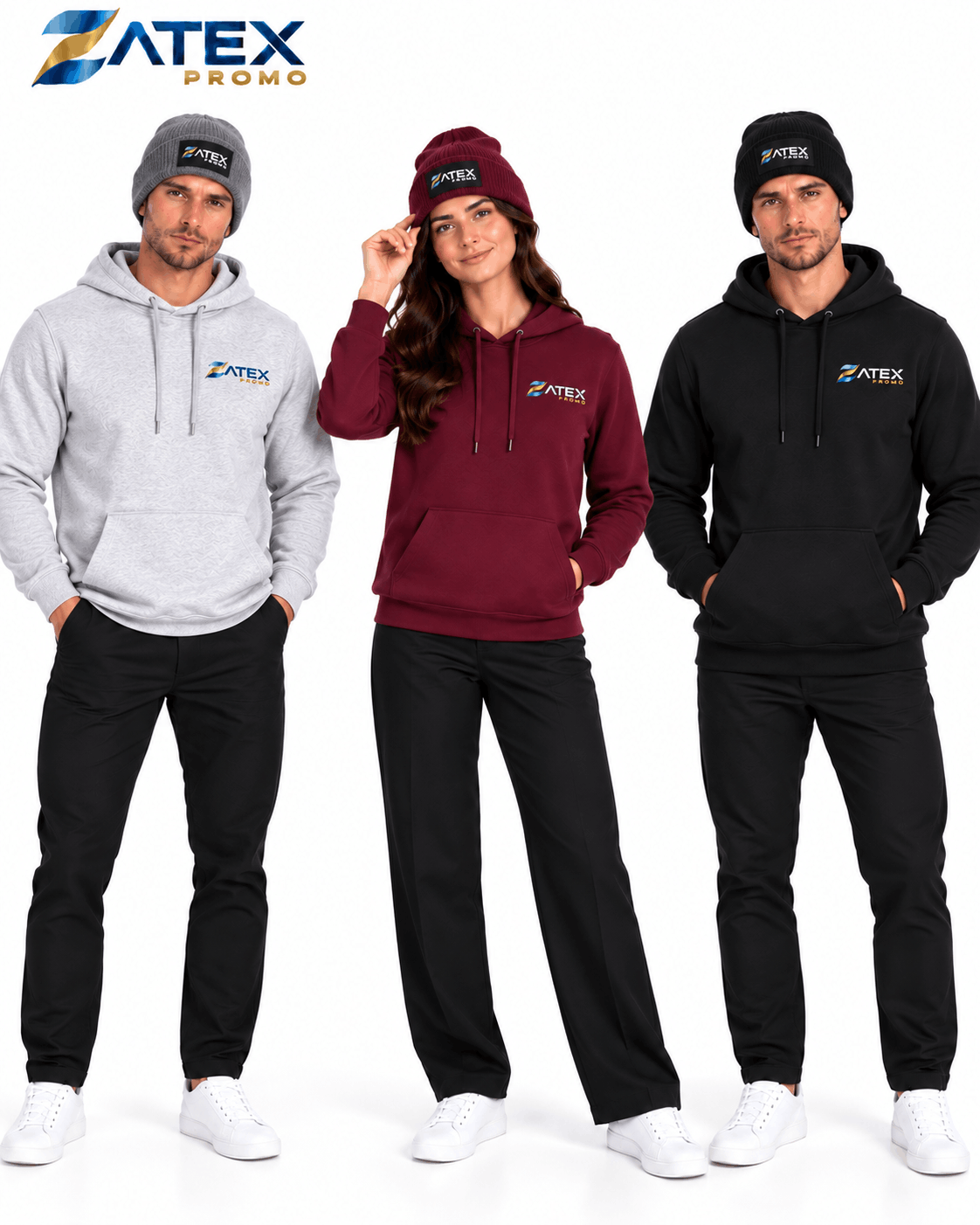 Custom promotional beanies - ZATEX PROMO